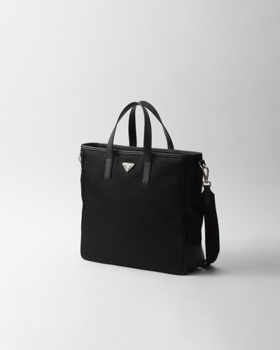 Prada Re-Nylon and Saffiano leather tote bag outlook