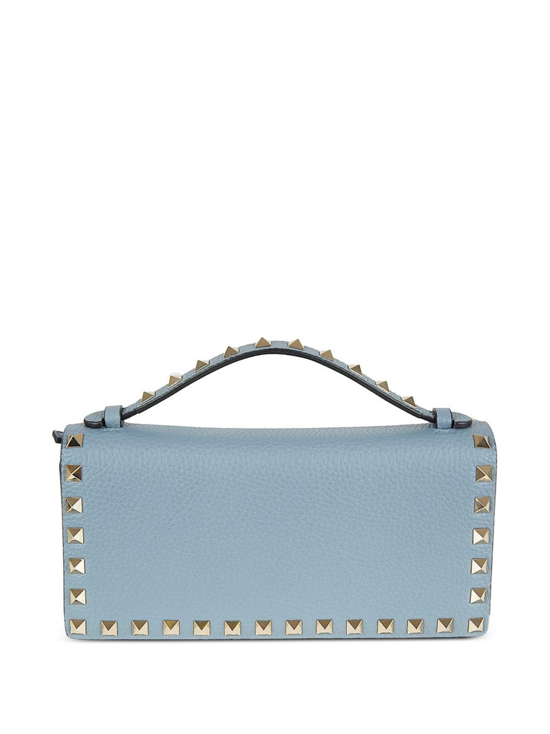 Valentino Rockstud leather clutch bag outlook