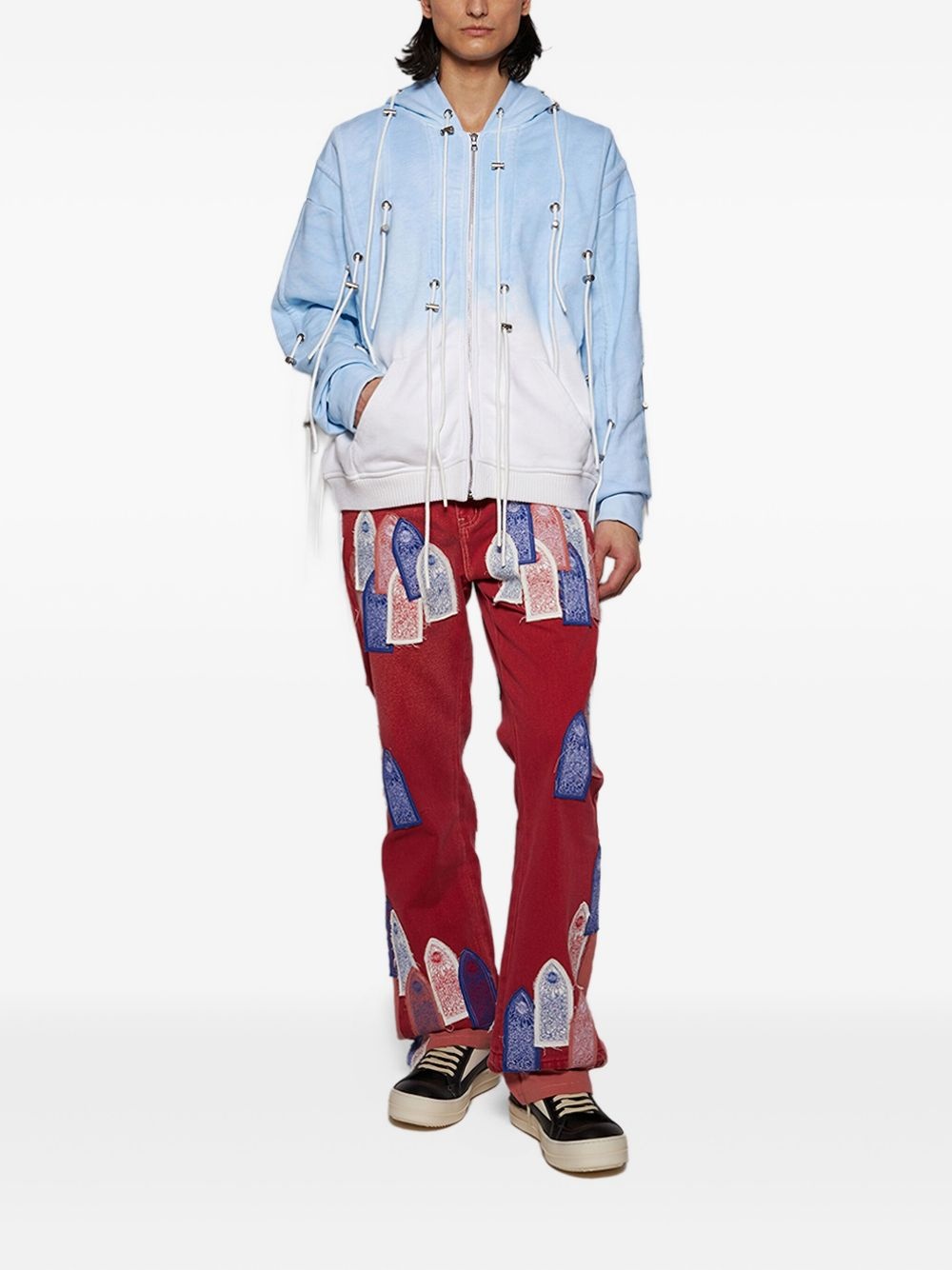 Patched Arch jeans - 2