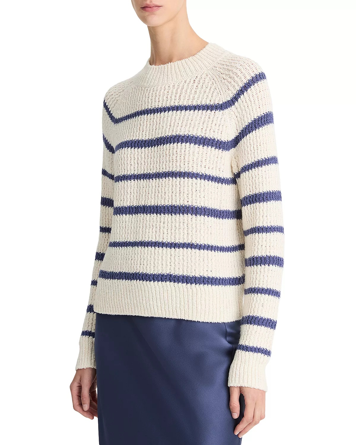 Ribbed Striped Sweater - 4