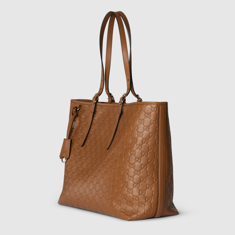 GUCCI GG Emblem large tote bag outlook
