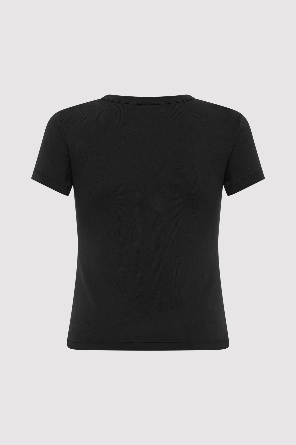 Organic Cotton Baby Tee - Jet Black - 6