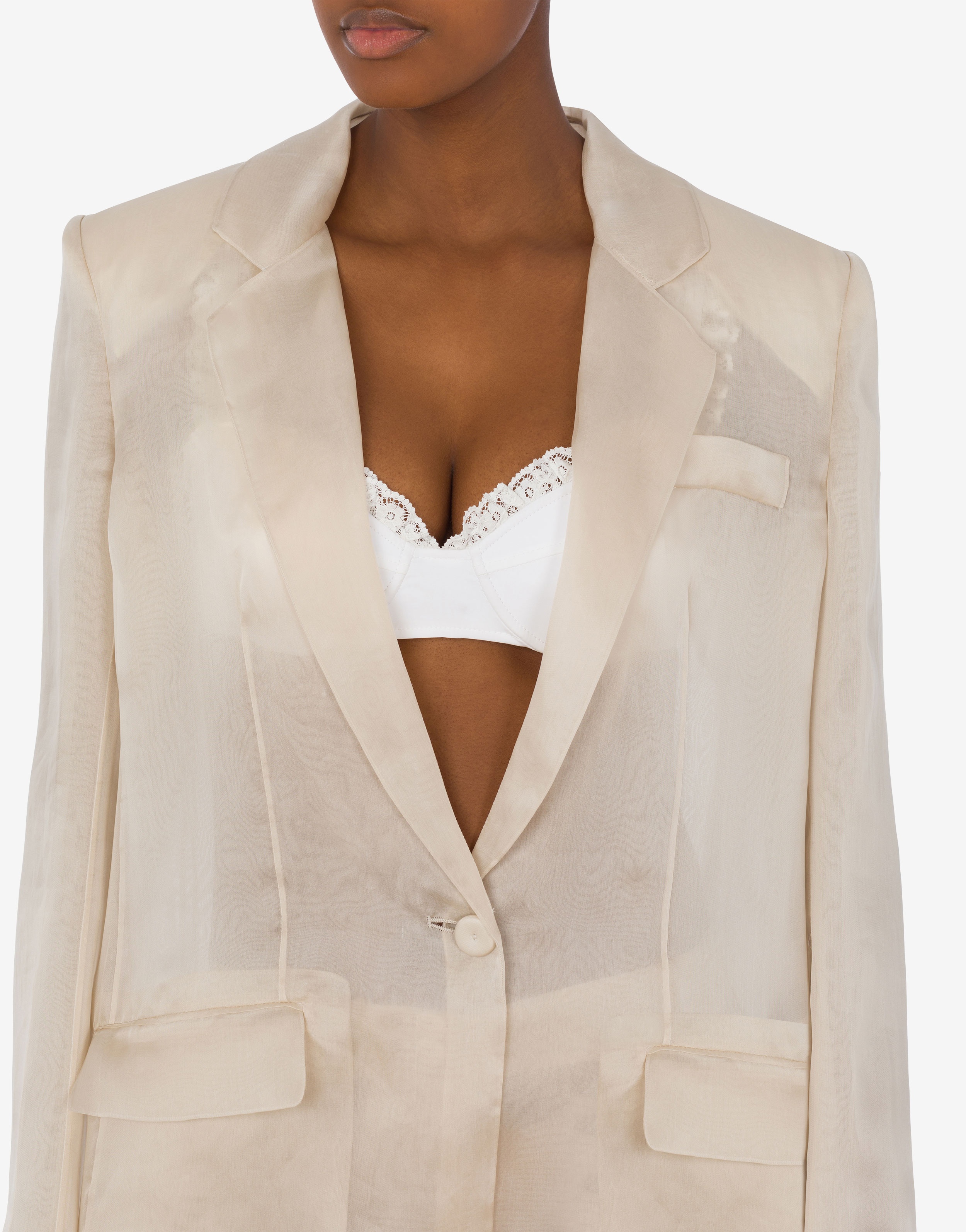 SILK ORGANZA JACKET - 4