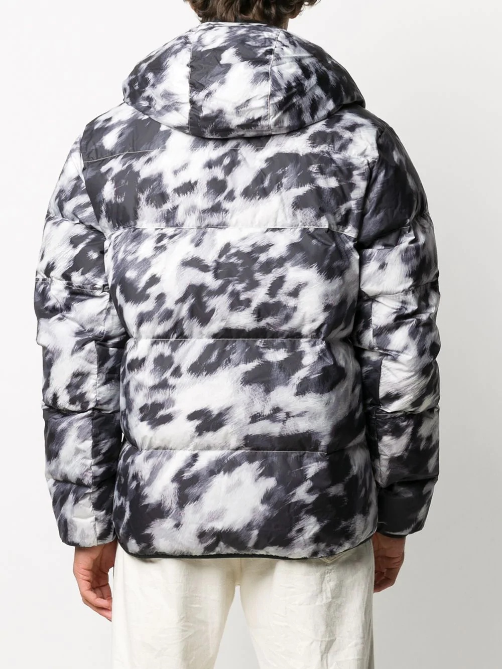 camouflage-print padded coat - 4