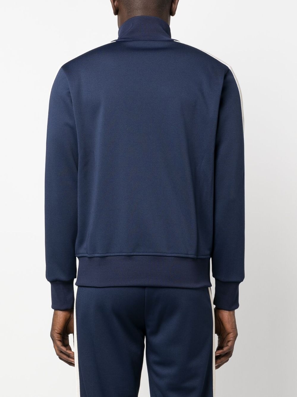 logo-embroidered track jacket - 4