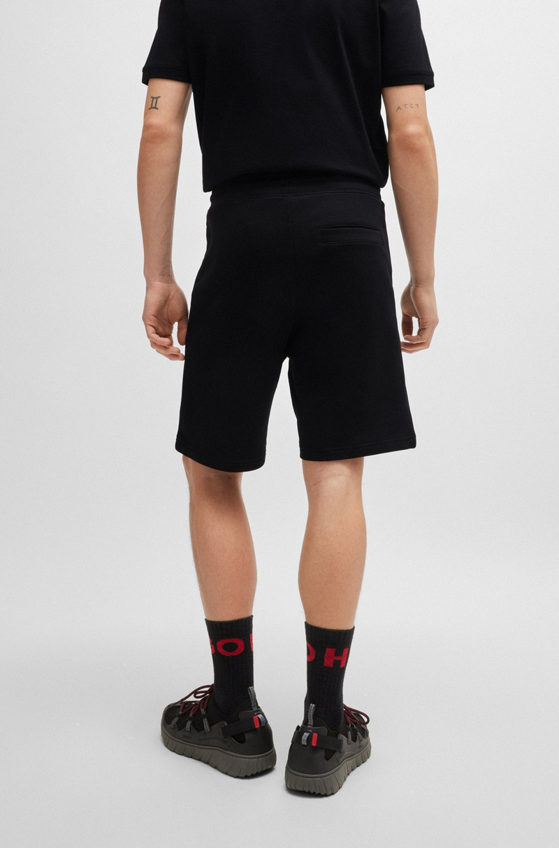 COTTON-TERRY RELAXED-FIT SHORTS WITH LOGO TRIM 5