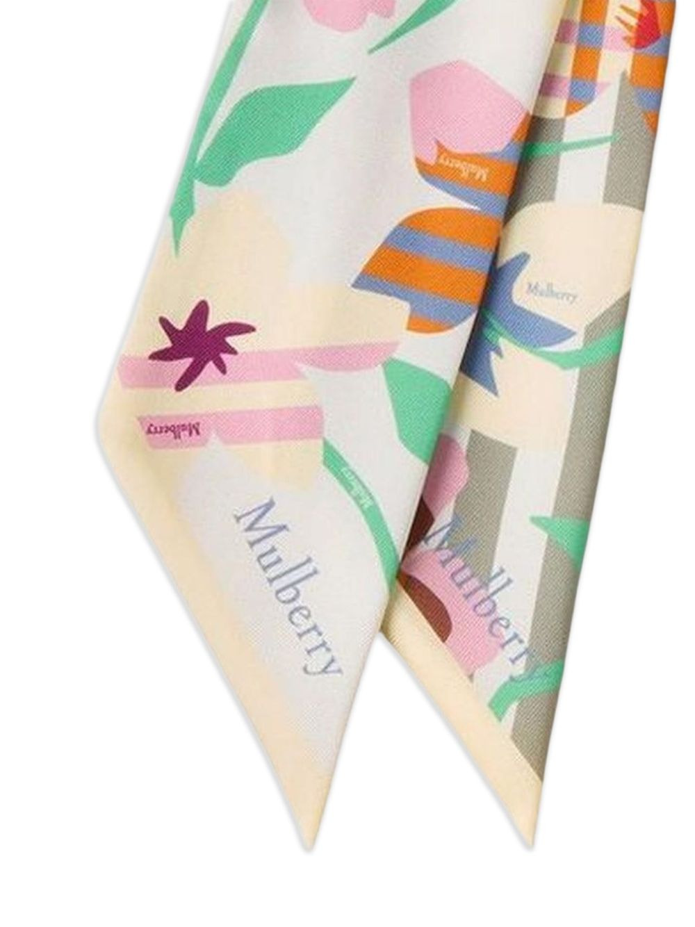 floral-print scarf - 2