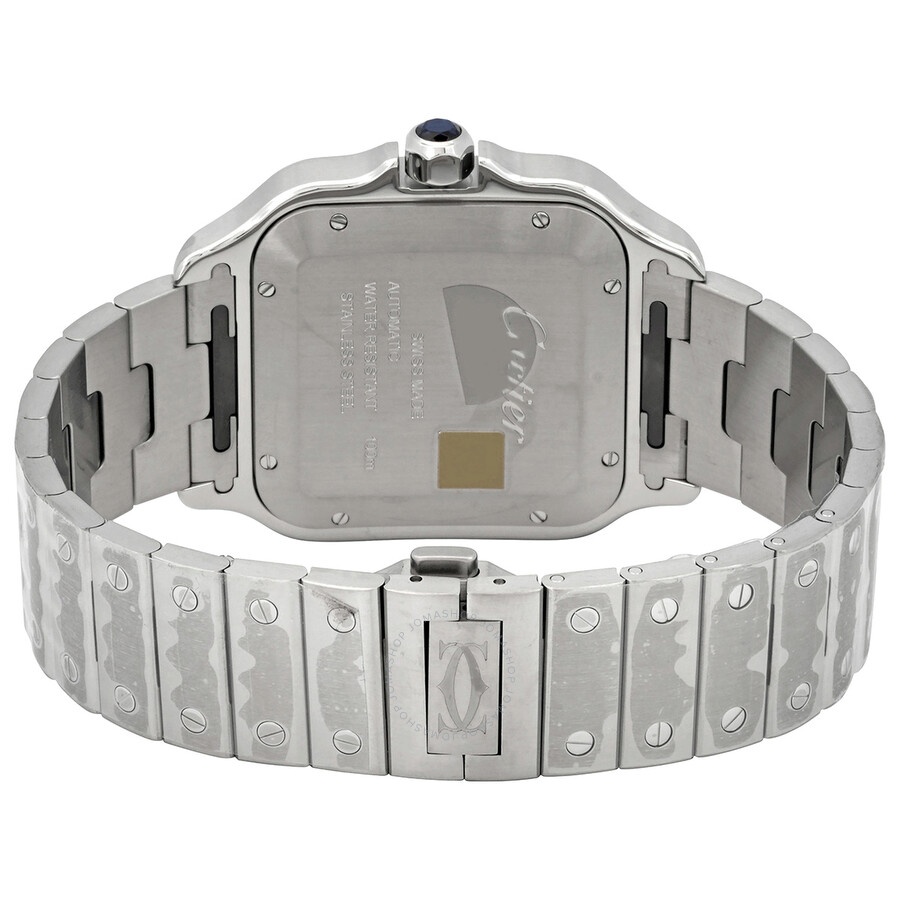 Cartier Santos De Cartier Large Model Automatic Green Dial Men's Watch WSSA0062 - 3