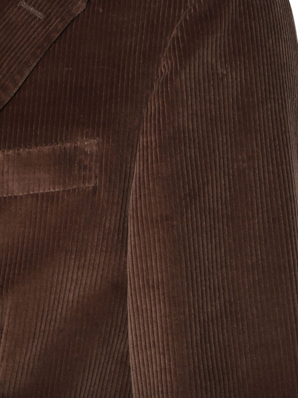 corduroy two-button suit - 4