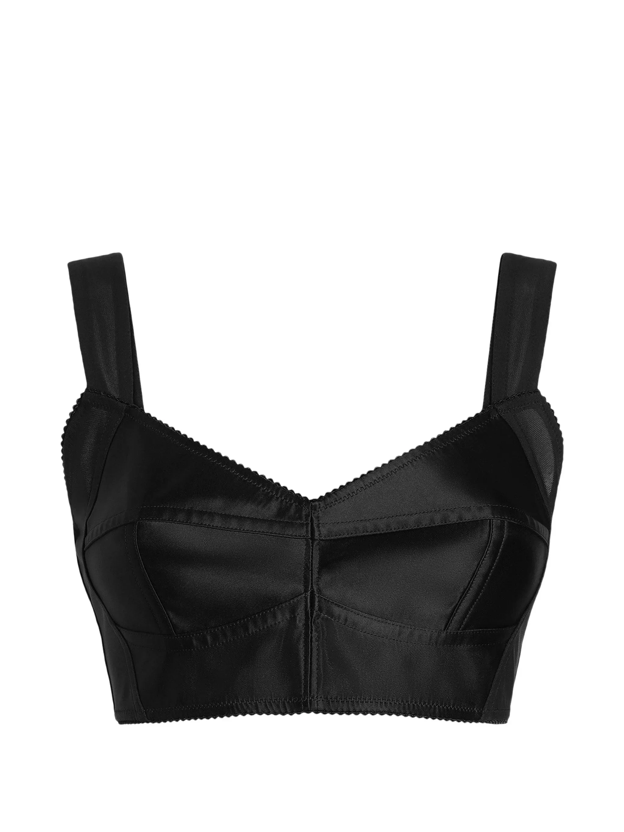 Dolce & Gabbana Satin Bustier Top - 1