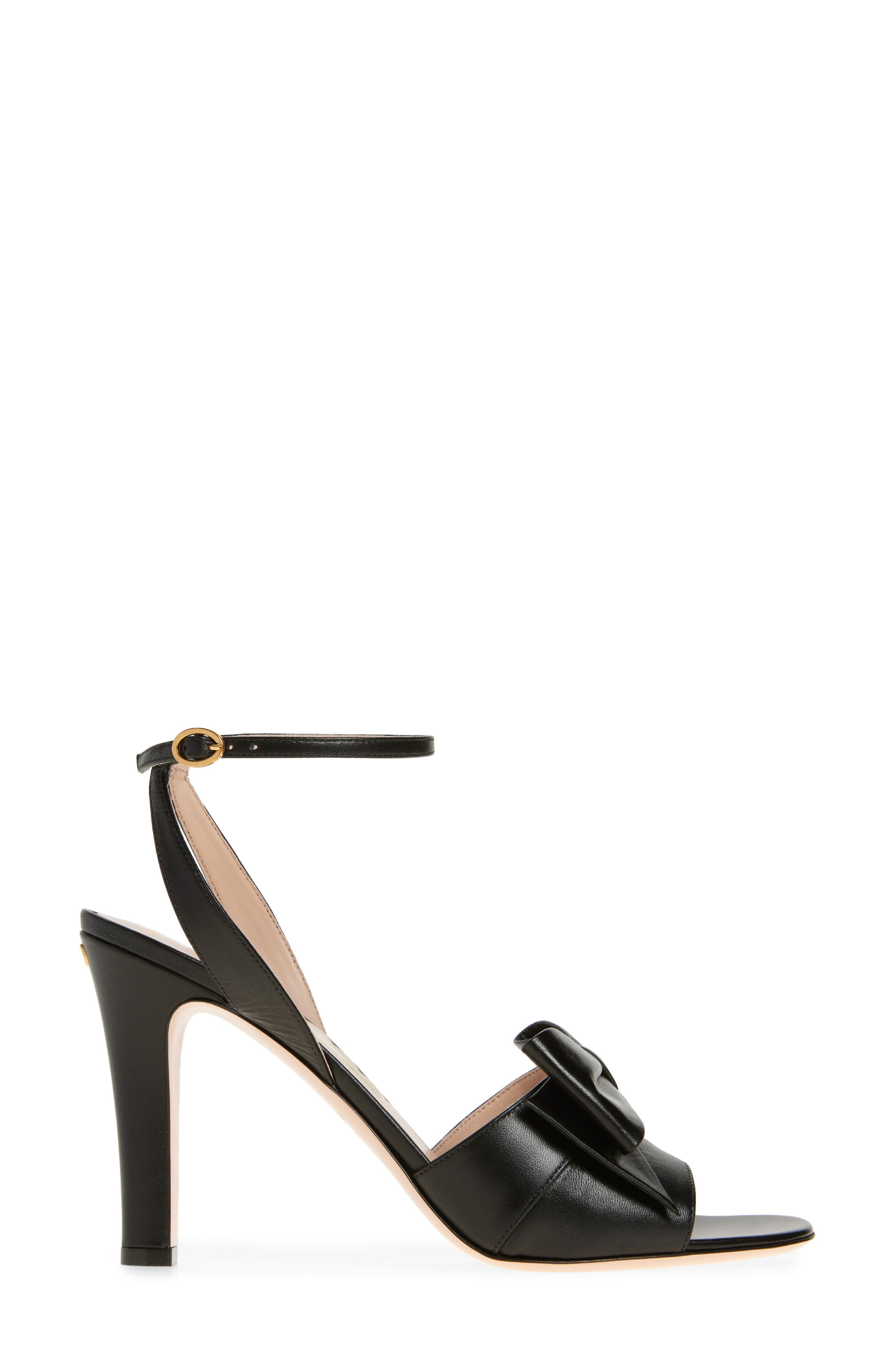 Valentino Garavani Bowow Ankle Strap Sandal in Black at Nordstrom - 4