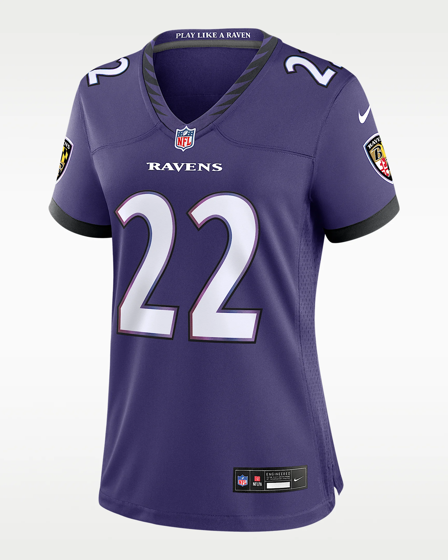 Derrick Henry Baltimore Ravens Women's Nike NFL Game Jersey - 1