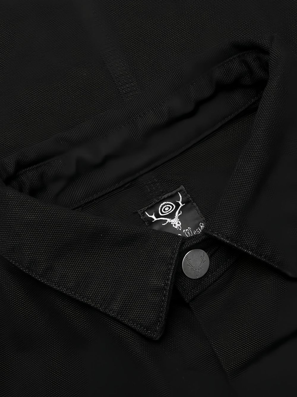 button-fastening shirt jacket - 5