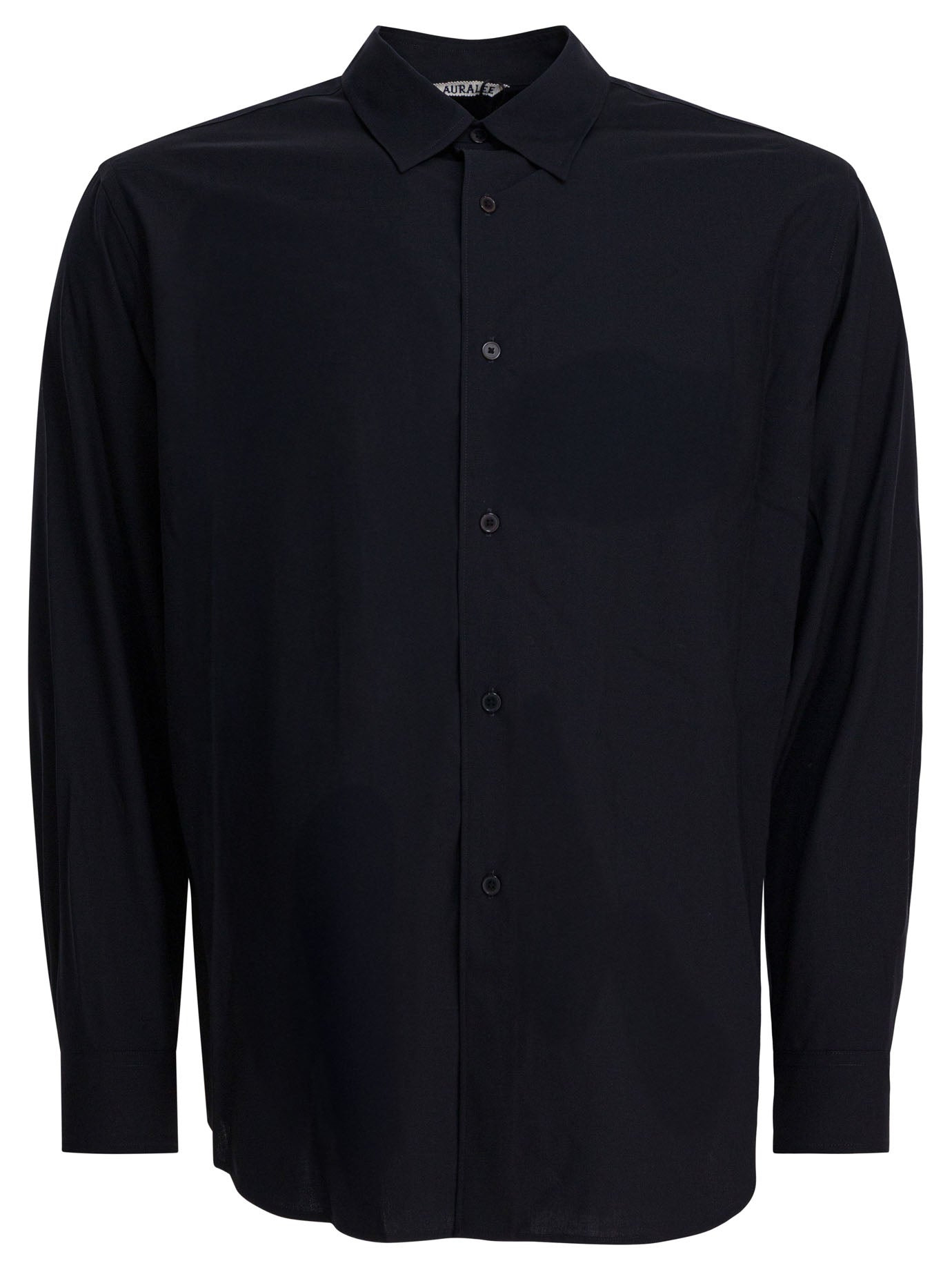 Tropical Wool Shirt Shirts Blue - 1