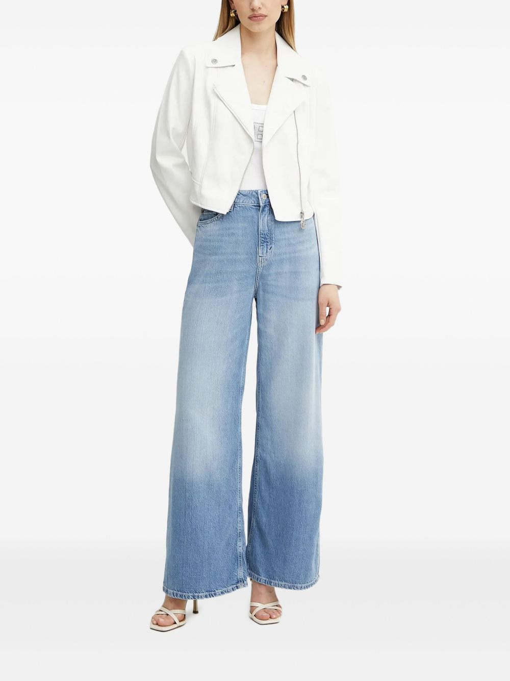 logo-patch jeans - 2