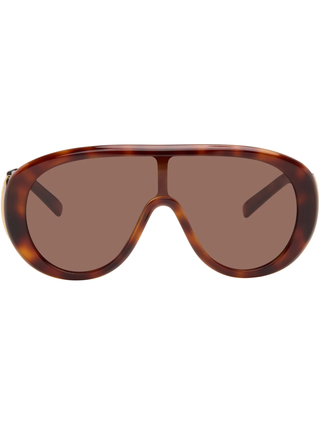 Tortoiseshell Curve Sunglasses - 1