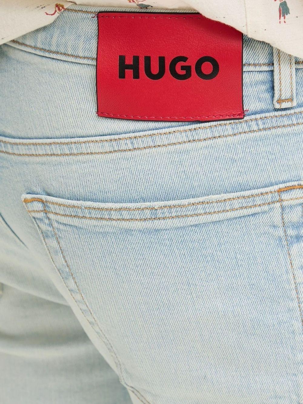 logo-plaque slim-fit jeans - 3