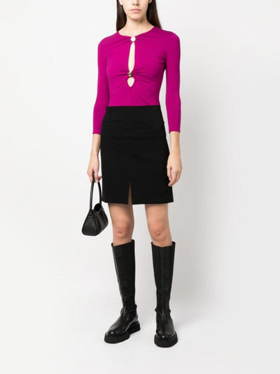 PINKO zip-up high-waist skirt outlook