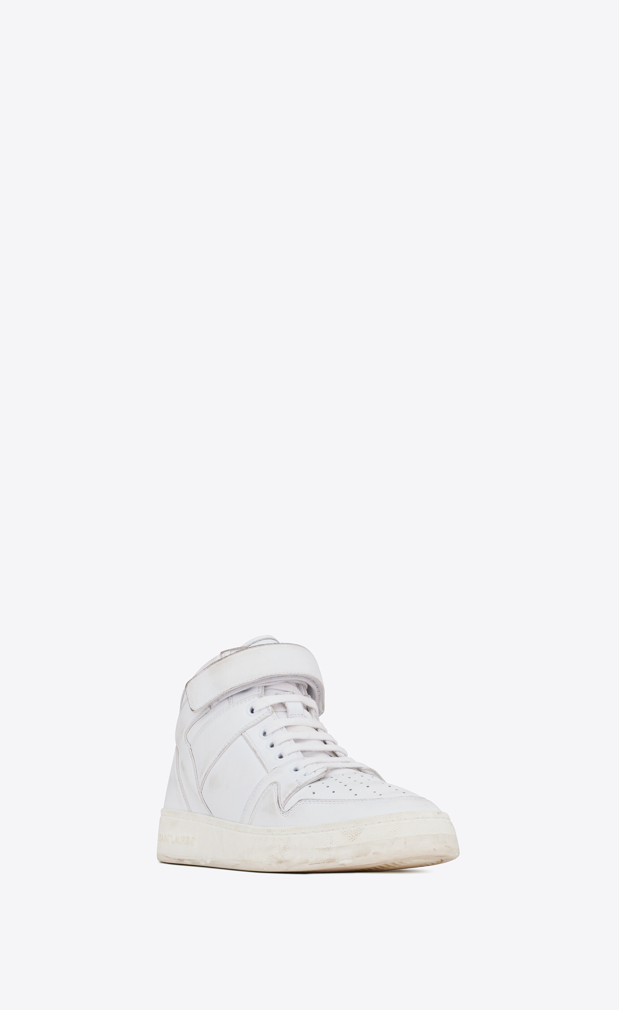 lax sneakers in washed-out effect leather - 3