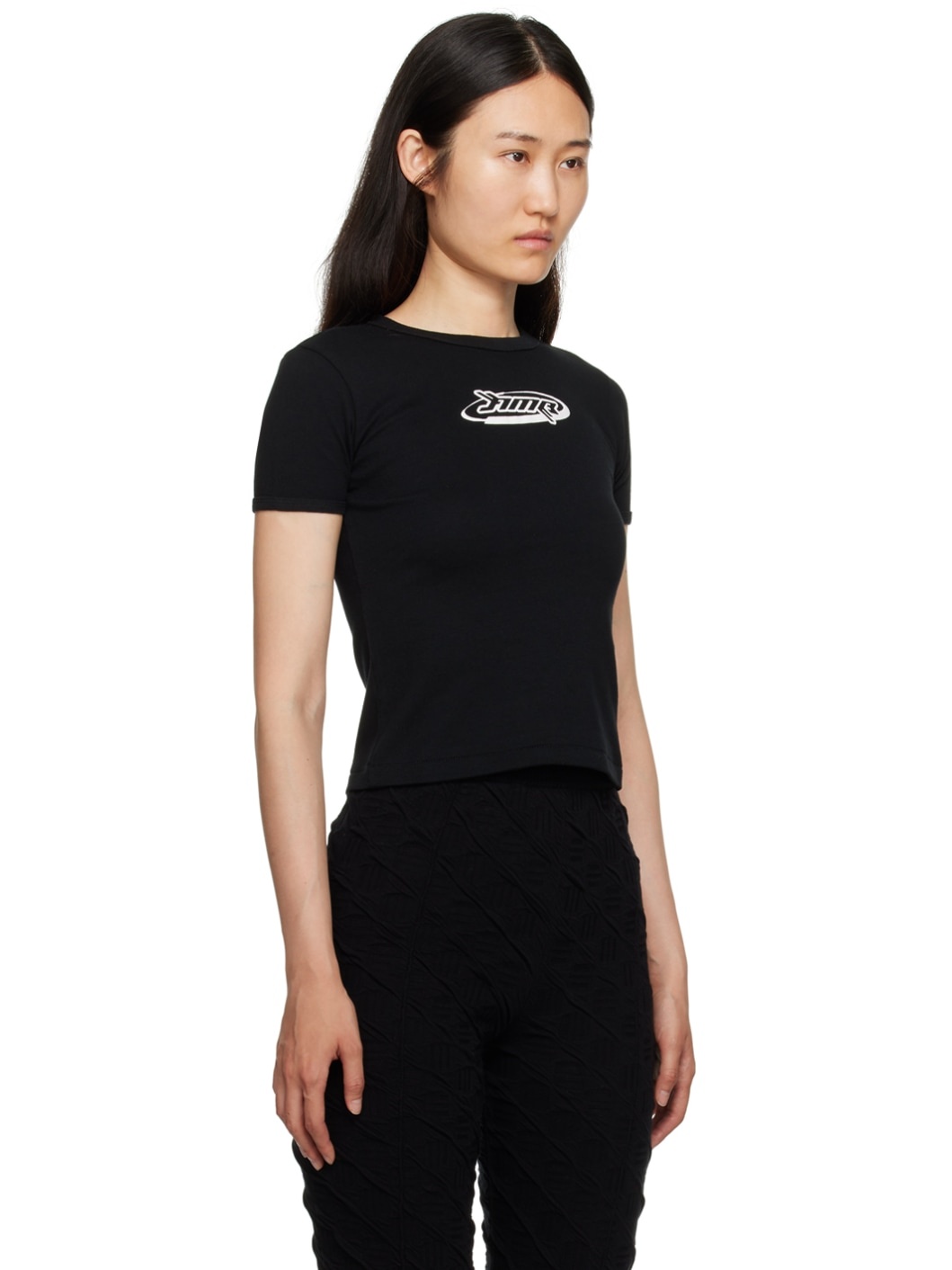 Black Fitted T-Shirt - 2