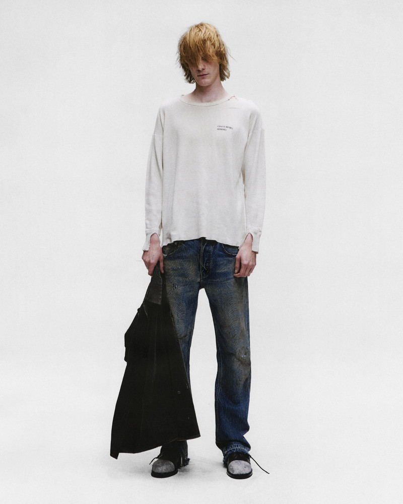 CLASSIC LOGO DISTRESSED THERMAL LS 3