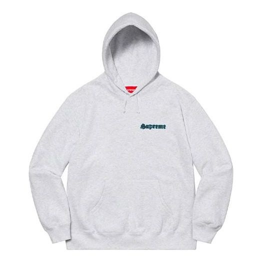 Supreme Love Hooded Sweatshirt 'Grey Blue' SUP-SS21-424 - 1