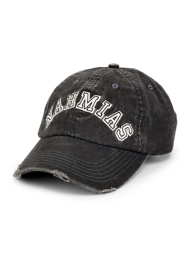 Men's Physical Education Chenille Dad Cap - Off Black 1