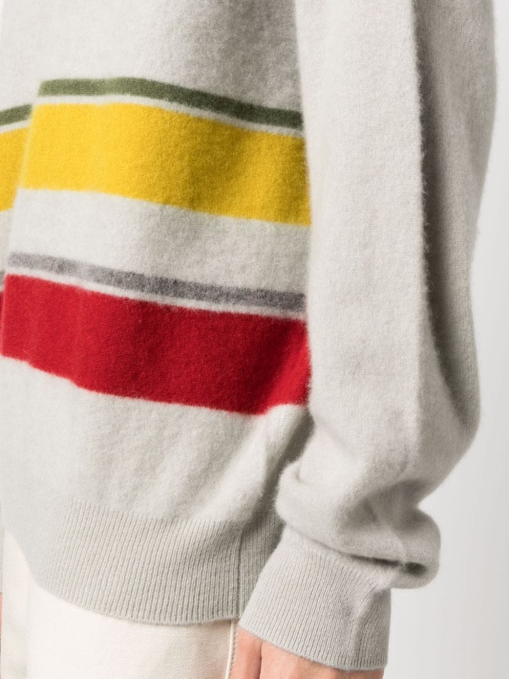 striped cashmere jumper - 5
