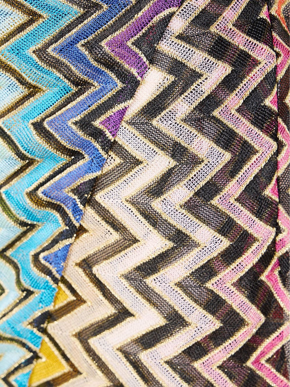 zigzag-patterned shorts - 3
