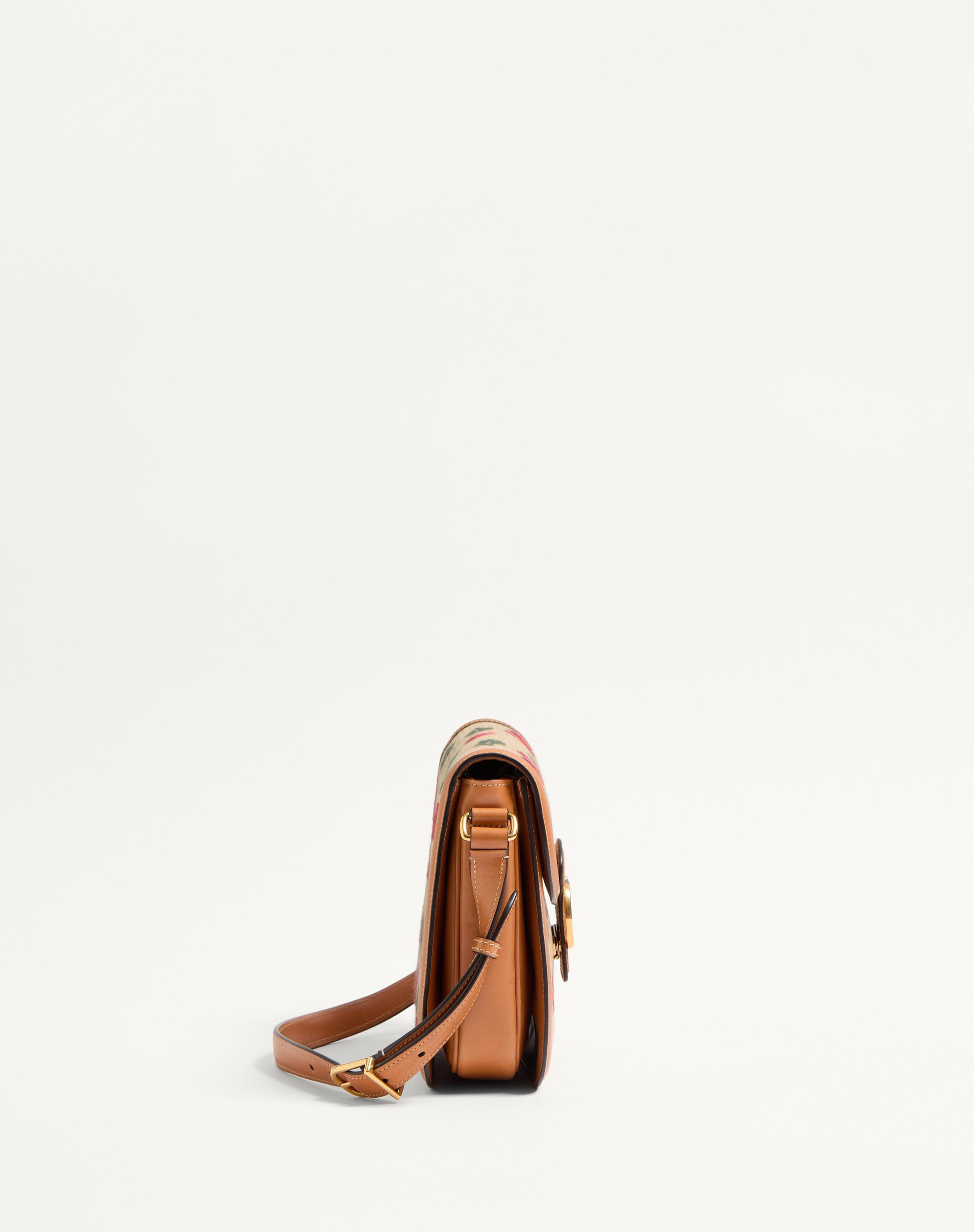 VALENTINO GARAVANI 9TO5 SHOULDER BAG IN SYNTHETIC JACQUARD RAFFIA - 4