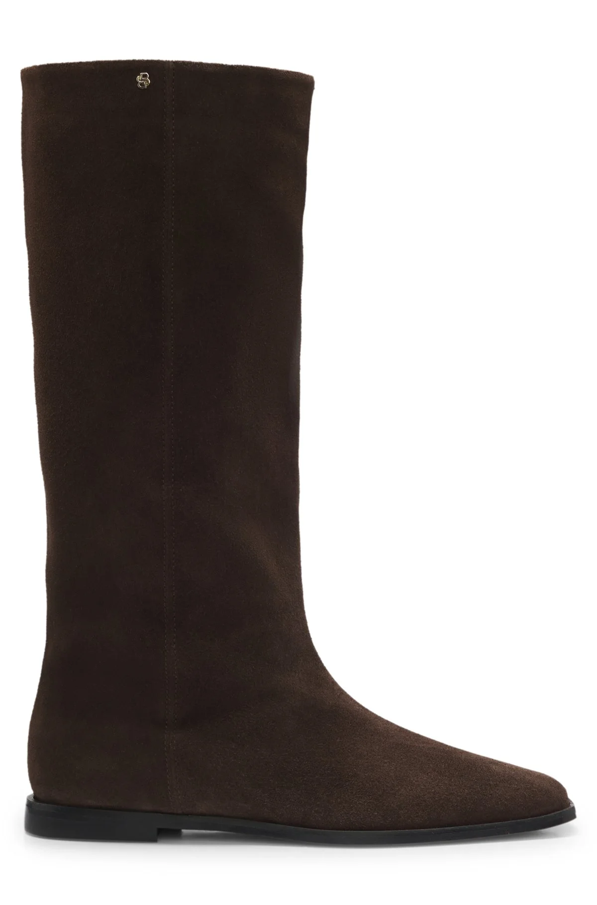 KNEE-HIGH BOOTS IN SUEDE WITH DOUBLE B MONOGRAM - 1