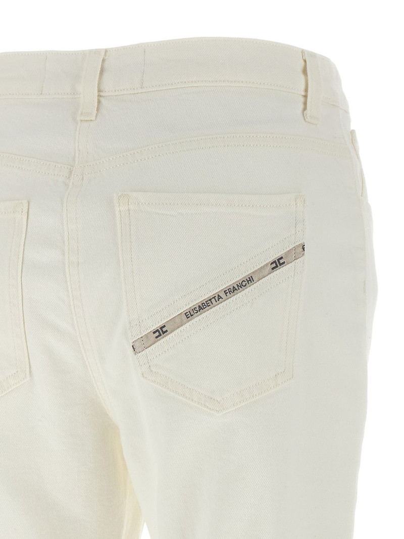 belt-loop padlock-detail trousers 4