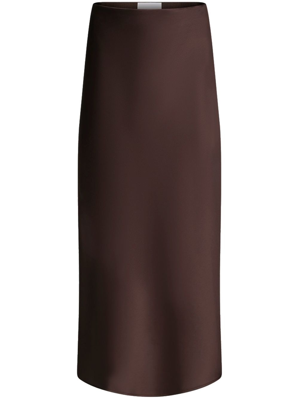Valletta satin midi skirt - 1