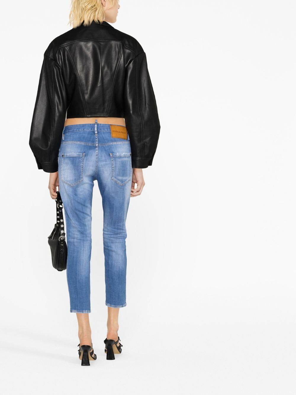 Jennifer low-rise cropped jeans - 4