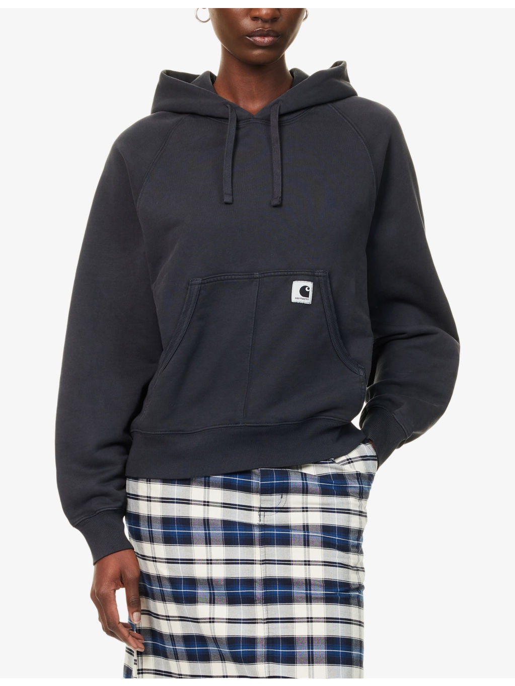 Hudson Logo-Patch Cotton Hoody - 3