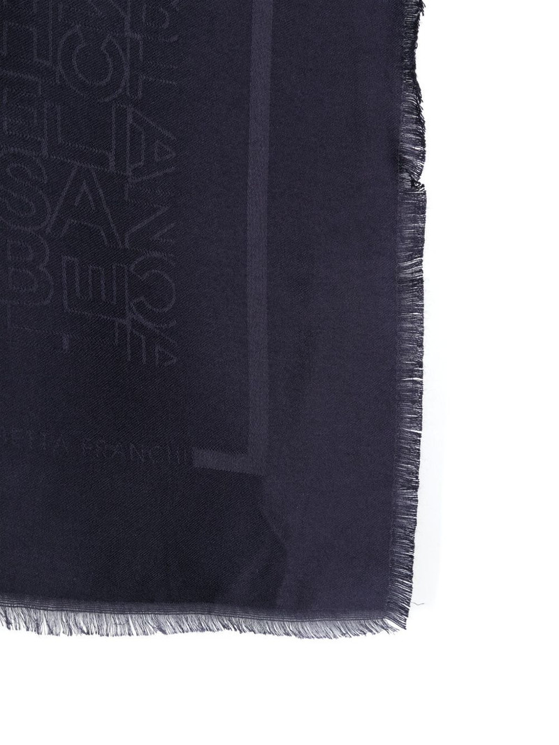 ELISABETTA FRANCHI logo-jacquard scarf outlook