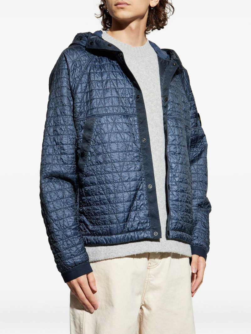 4100023 quilted logo-patch jacket 3
