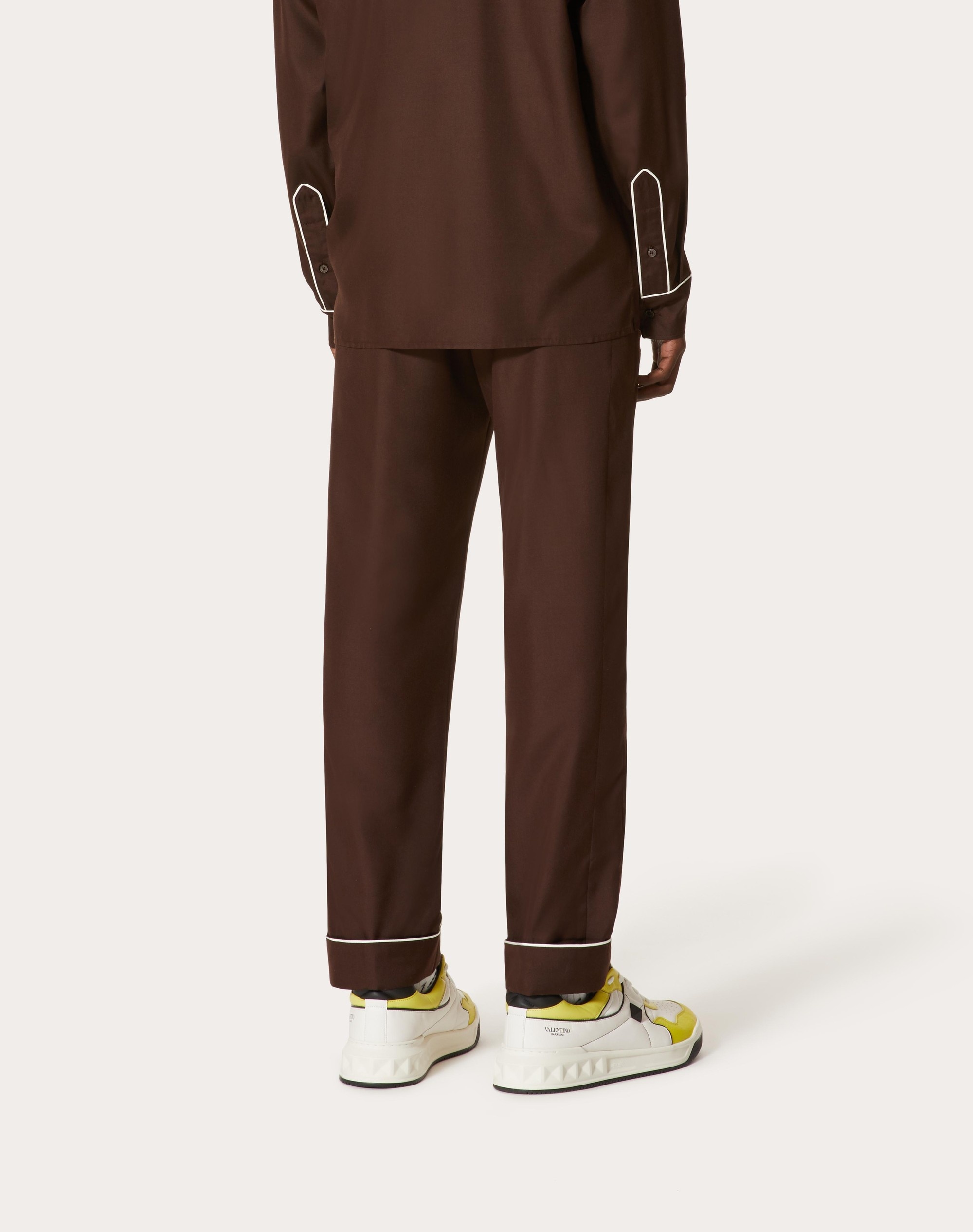 SILK PAJAMA PANTS - 4