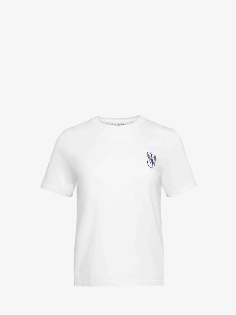 PRINTED T-SHIRT WITH ANCHOR EMBROIDERY 1