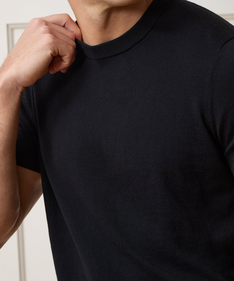 Cotton-Cashmere Sweater Tee 3