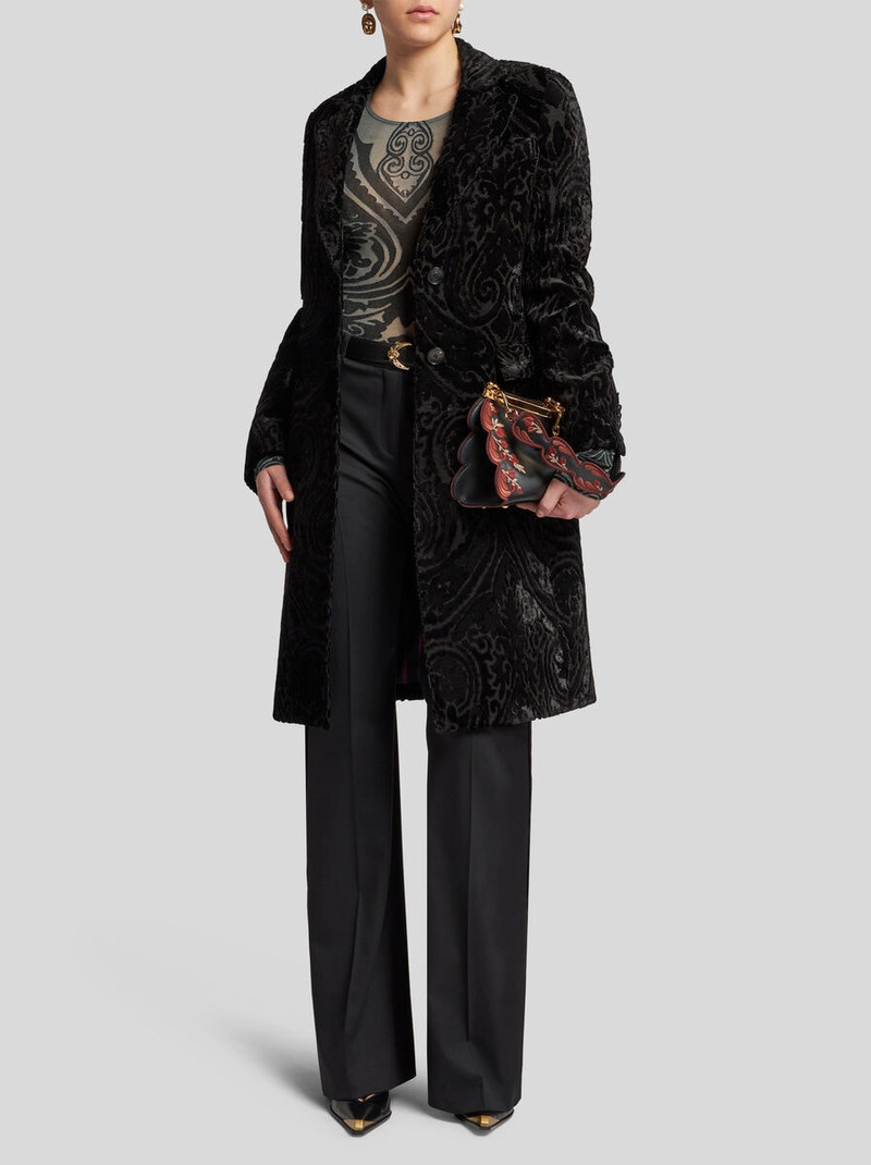 Etro VELVET JACQUARD COAT outlook