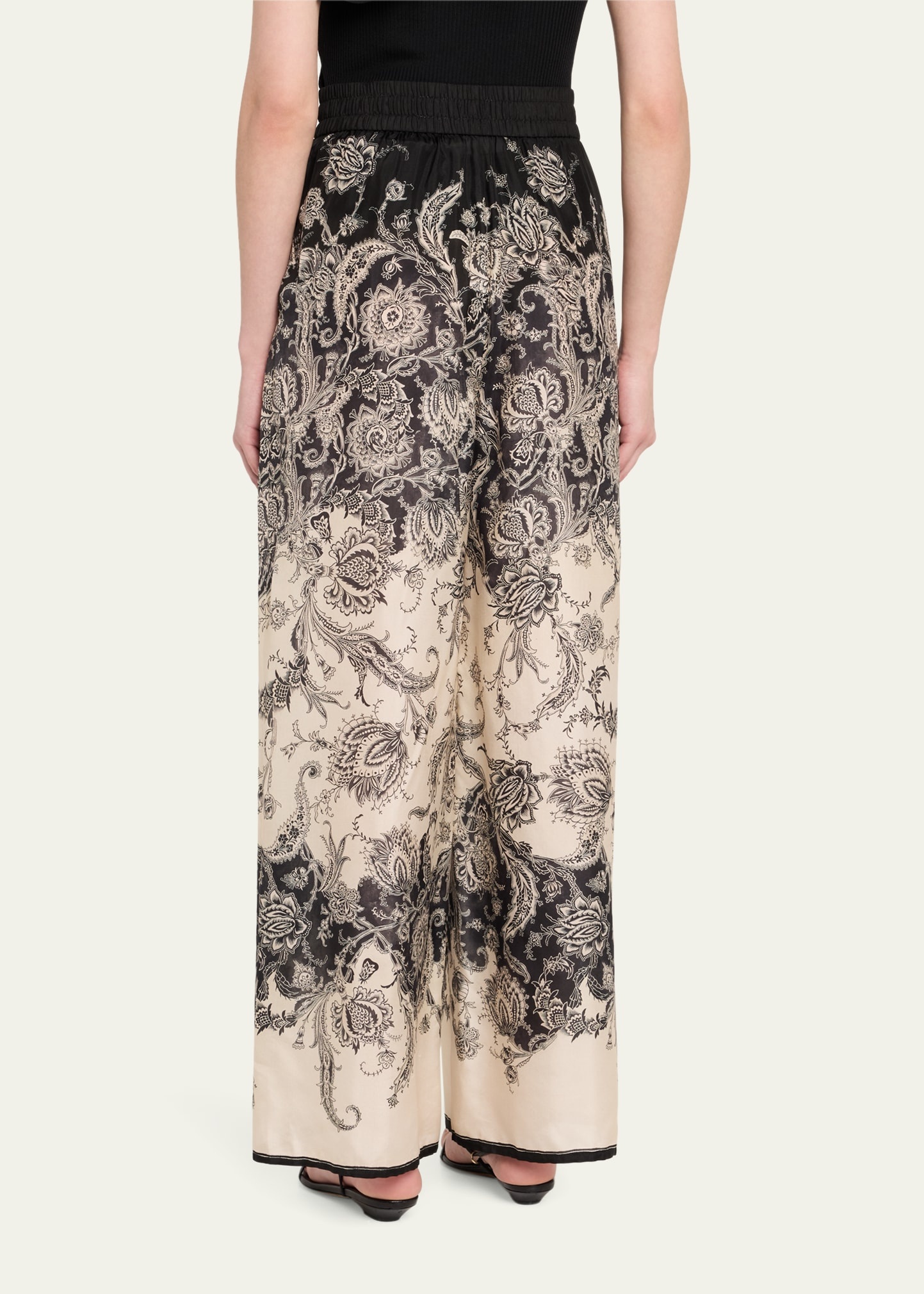 Rhiannon Relaxed Silk Pants - 3
