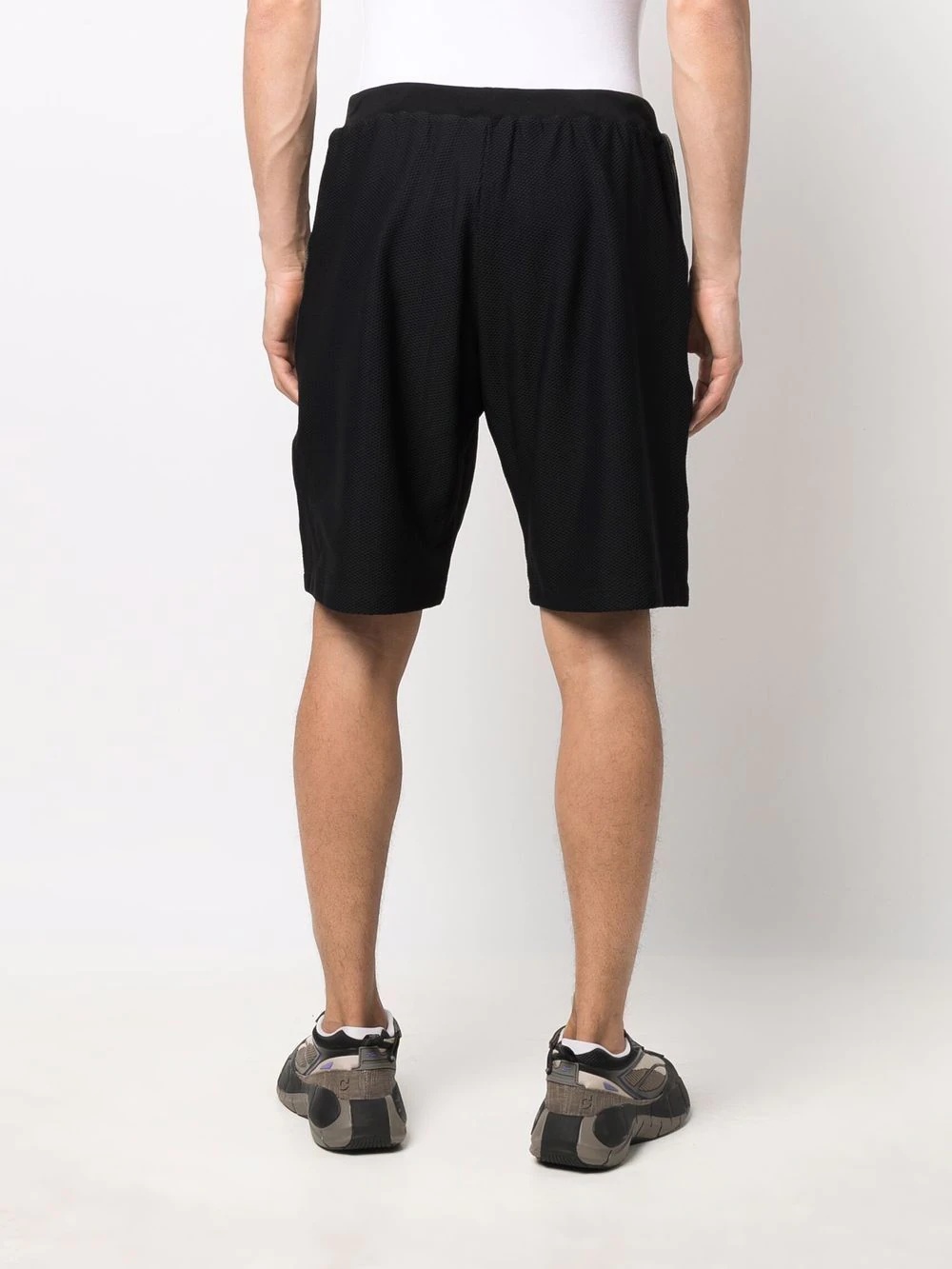 logo-tape casual shorts - 4