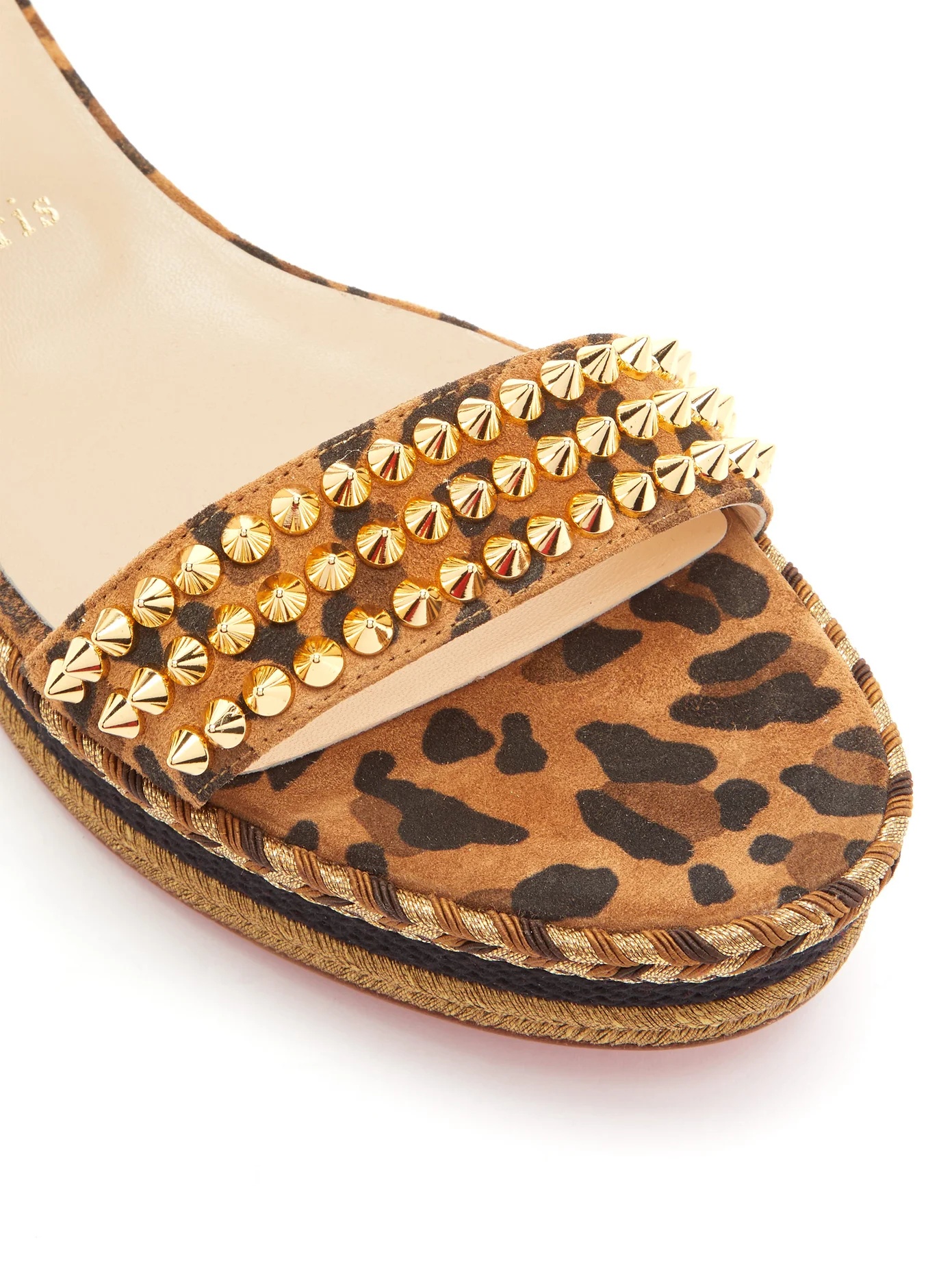 Madmonica 60 studded flatform sandals - 6