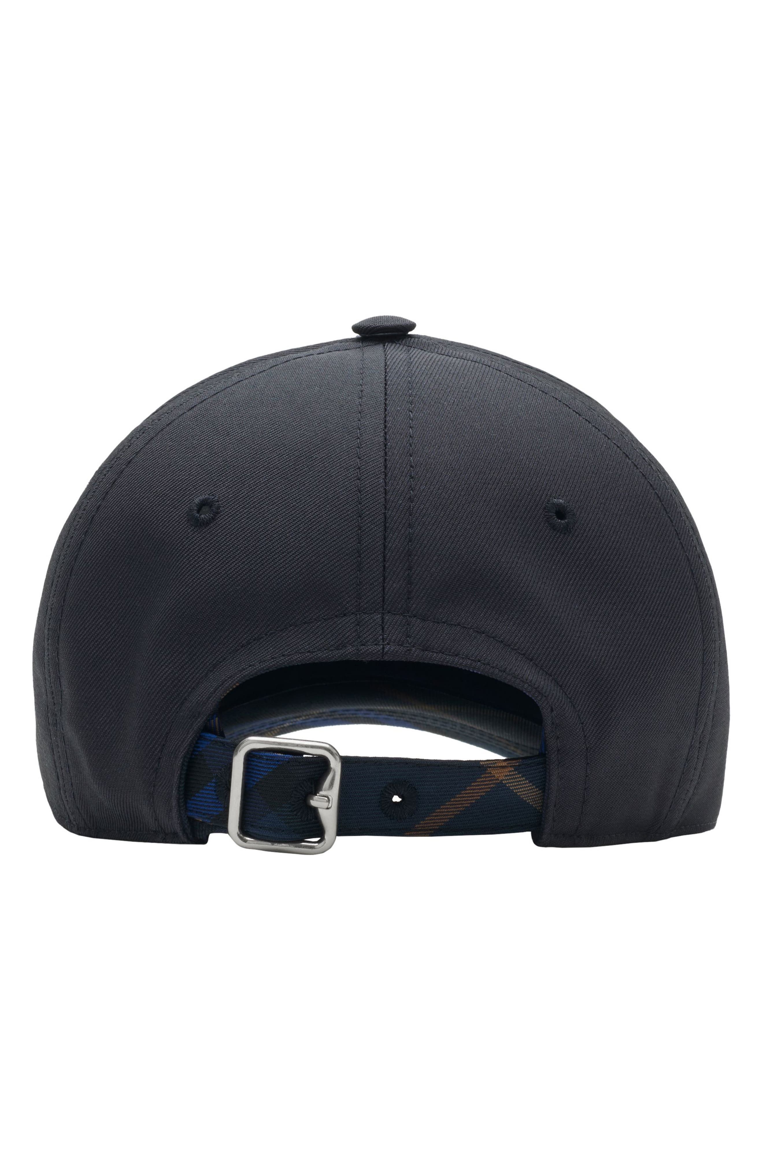 burberry Shield Embroidered Adjustable Baseball Cap in Midnight at Nordstrom - 2