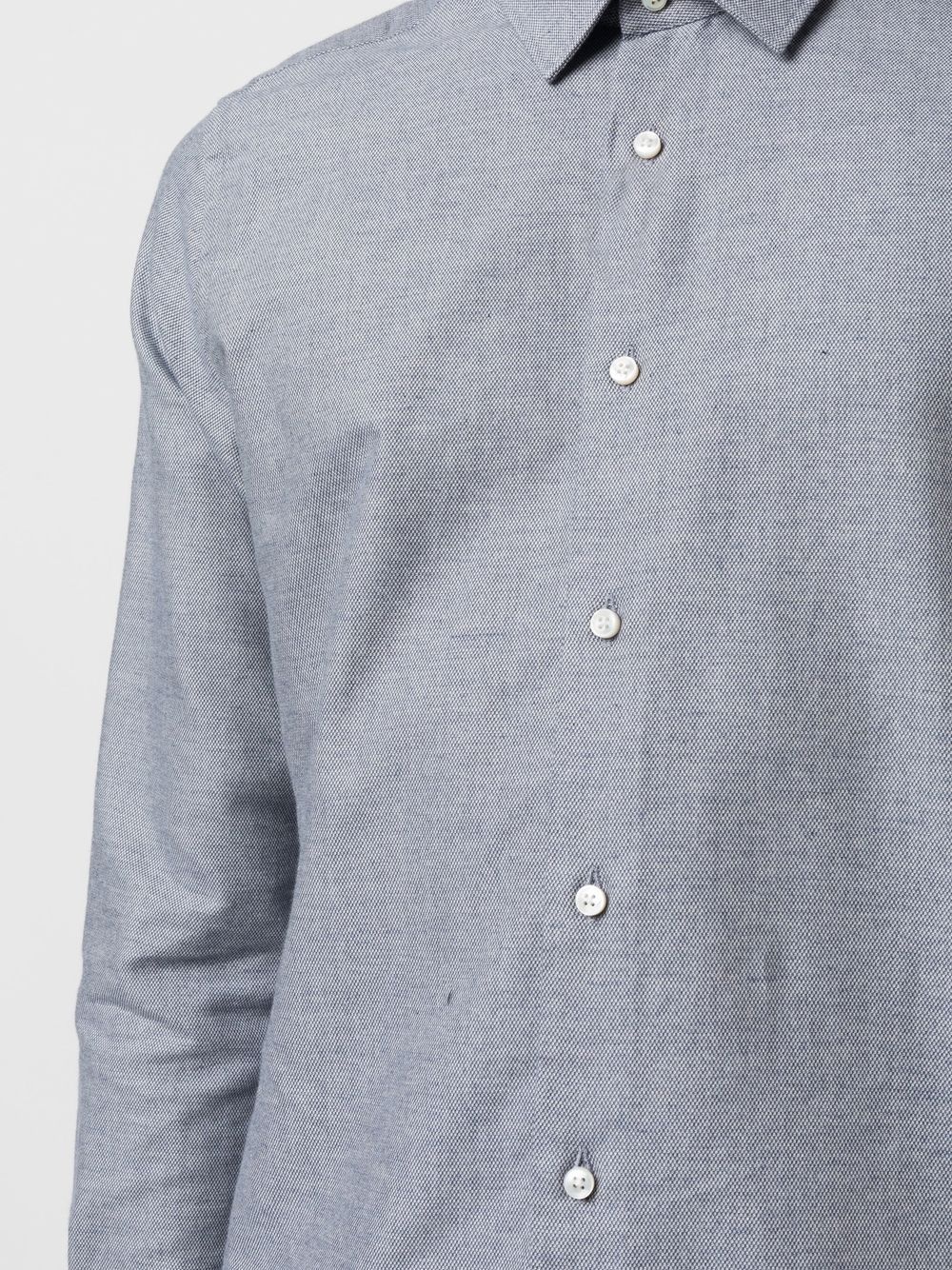 buttoned-up long-sleeved shirt - 5