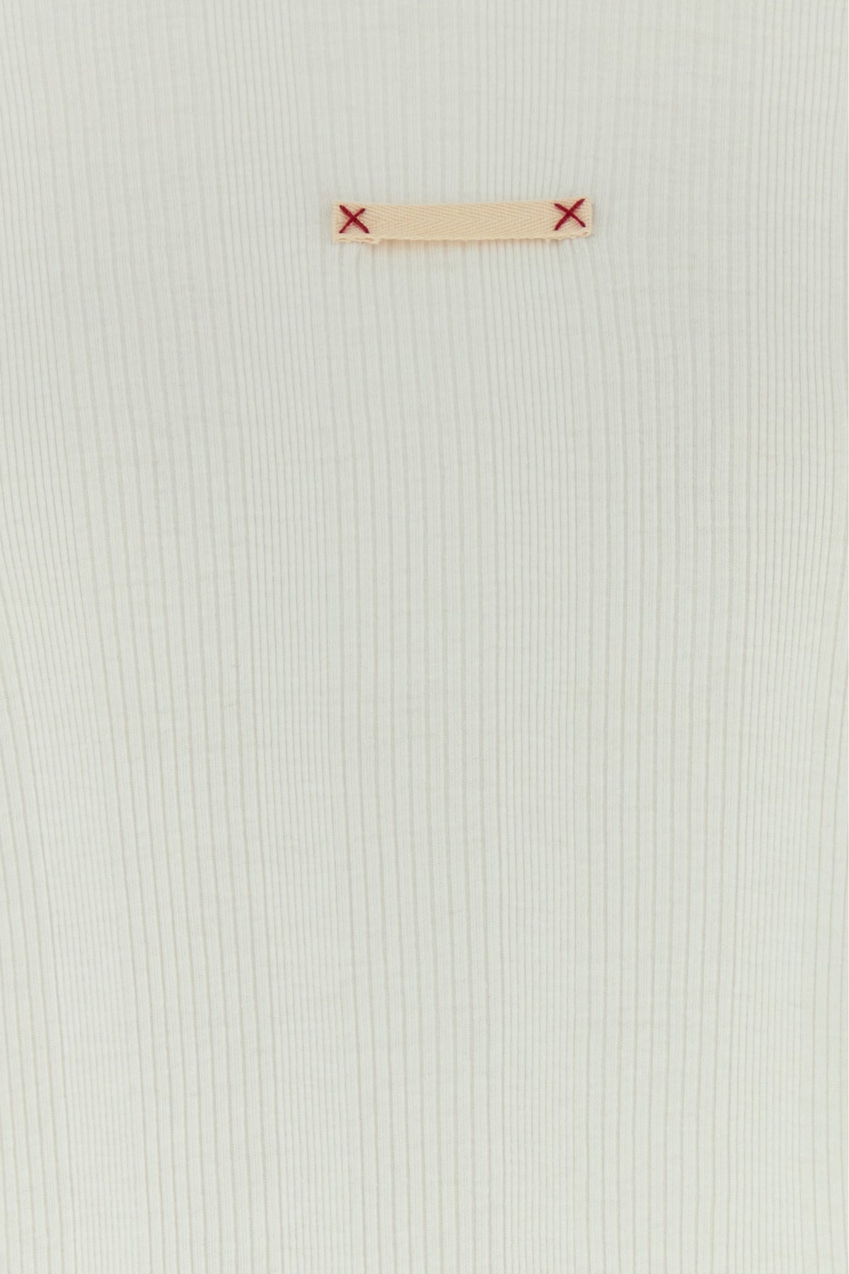 White cotton blend t-shirt - 3