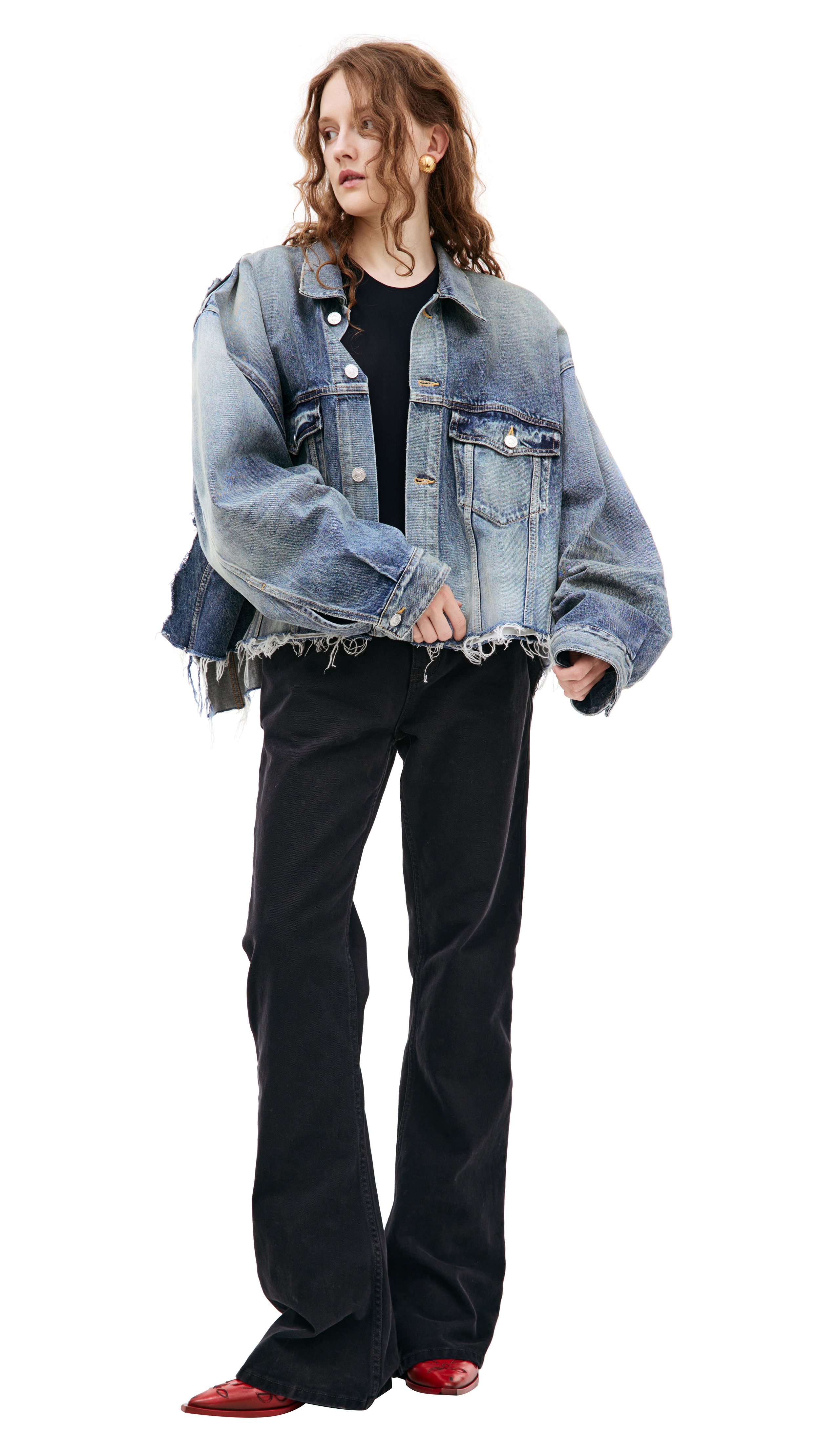 DENIM JACKET WITH BUTTONS - 3