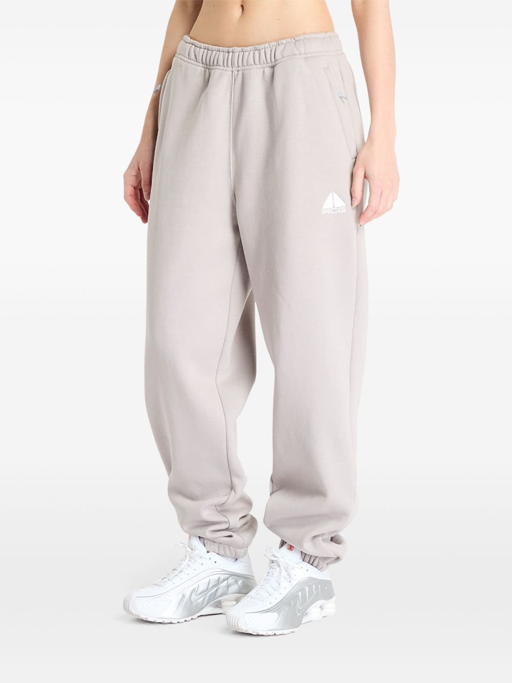 ACG Lungs logo-embroidered fleece track pants - 2