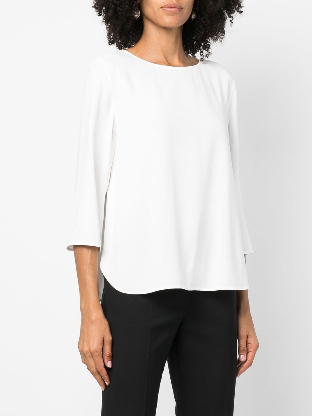 three-quarter sleeve blouse - 3